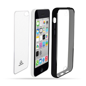 Apple iPhone 5c Case w/ Built-in Screen Protector and See Through Back Cover