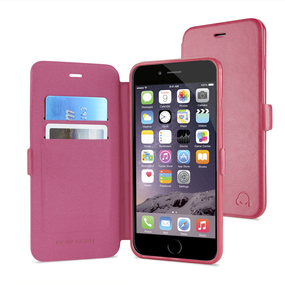 Premium Synthetic Leather Wallet Folio Case w/Magnetic Tab Closure                                iPhone 6 Plus (5.5”)