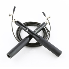 Gyro Spindle Adjustable Jump Rope w/ Aluminum Handles & 2 Cables [2mm and 4mm]
