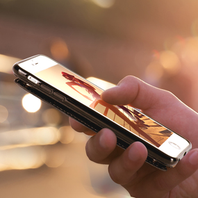 Smartphone Wallet Case Samsung Galaxy S9 Top View
